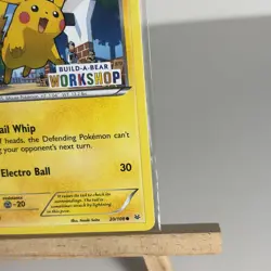 POKEMON TCG CARD - BUILD A BEAR WORKSHOP - PIKACHU 20/108 (SEALED) MINT - Image 5