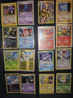 LOT 16 CARDS POKEMON PLAYED POOR NO GOLD STAR EX LV.X - Image 1