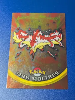 Moltres #146 - Holo - Blue Logo - Series 3 - Topps Pokemon Card -LP - Image 1