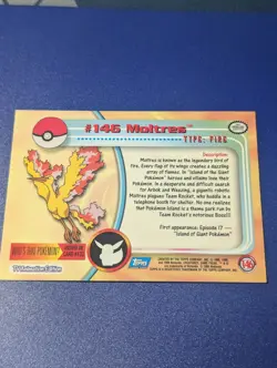 Moltres #146 - Holo - Blue Logo - Series 3 - Topps Pokemon Card -LP - Image 2