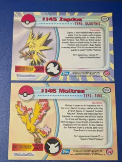 Moltres #146 - Holo - Blue Logo - Series 3 - Topps Pokemon Card -LP - Image 4