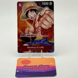 One Piece Monkey.D.Luffy P-001 Premium Card Collection Bandai Games Fest 23-24 - Image 1
