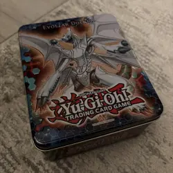 Yu-Gi-Oh Evolzar Dolkka 2012 collectable tin W/ About 300+ Cards - Image 1