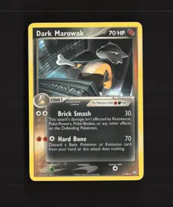 Dark Marowak 7/109 EX Team Rocket Returns Rare Pokemon Card LP - Image 1