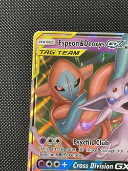 Espeon & Deoxys GX 72/236 Sm-Unified Minds Holo Card NM Condition - Image 5