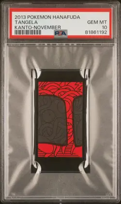 Pokemon Tangela Rare Pokemon Hanafuda Card TCG - PSA 10 Gem Mint - Image 1