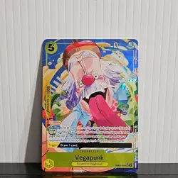 Vegapunk EB02-056 SR Alt Art Anime 25th Collection One Piece Card ENGLISH NM - Image 1