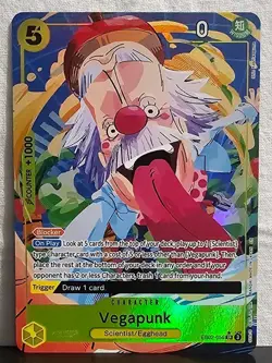 Vegapunk EB02-056 SR Alt Art Anime 25th Collection One Piece Card ENGLISH NM - Image 2