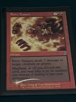 Fiery Temper - Foil - Torment Magic the Gathering MtG NM - Image 1