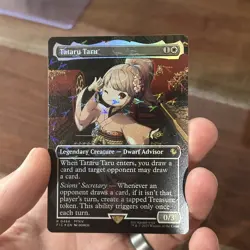 Tataru Taru (Borderless) (Chocobo Track Foil) Commander: Final Fantasy 0466 MTG - Image 2