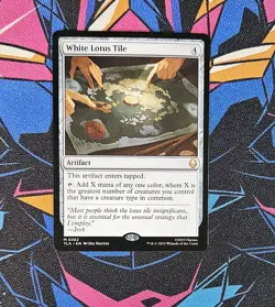 White Lotus Tile NM Regular MTG Avatar The Last Airbender TLA Unplayed Magic - Image 1