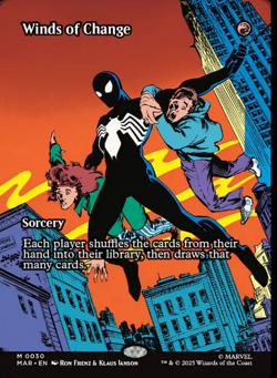 Winds of Change (Borderless) M Marvel Universe Eternal-Legal 30 NM Normal MTG - Image 1