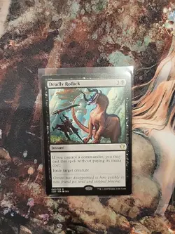 MTG Deadly Rollick #1 Commander 2020 Ikoria NM - Image 1