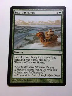 Into The North NM/M ColdSnap Green Sorcery Uncommon MTG Magic Regular - Image 1