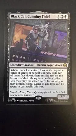 Black Cat, Cunning Thief R Marvel's Spider-Man 52 NM - Image 1