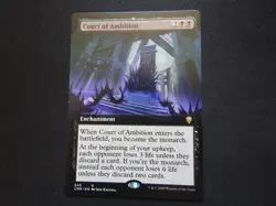 Court of Ambition Extended Art NM [Commander Legends] Mtg Magic Free Tracking! - Image 1