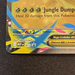 Mega Venusaur ex MEP 013 - Black Star Promo (Mega Evolution) Pokemon - Image 2