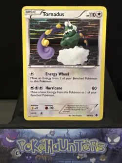 Pokemon Card Tornadus 89/98 Holo Rare Black & White Emerging Powers Played - Image 1