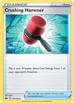 Crushing Hammer - Crown Zenith - 125/159 - Pokemon TCG - LP - Image 1