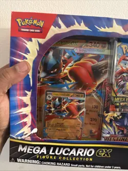 Pokemon TCG Mega Lucario ex Premium Figure Collection Box Factory Sealed NEW - Image 2