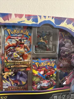 Pokemon TCG Mega Lucario ex Premium Figure Collection Box Factory Sealed NEW - Image 3