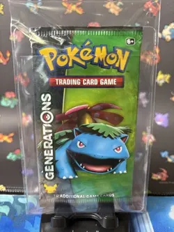 Pokemon TCG Factory Sealed Generations Booster Pack Venusaur Art - Image 1