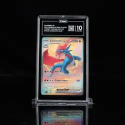 TAG 10 GEM MINT Salamence EX 187/159 Pokemon Journey Together SIR - Image 1