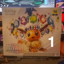 Pokemon Prismatic Evolutions ETB Elite Trainer Box Factory Sealed - DG Exclusive - Image 1