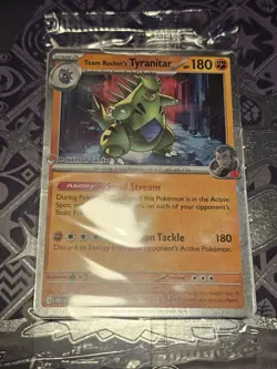 Tyranitar 096/182 - Team Rocket’s Pokemon Center Stamped - Sealed - Image 2