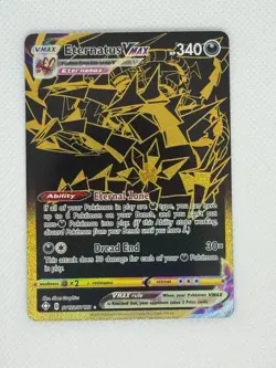 Eternatus VMAX SV122/SV122 Shiny Holo Rare Shining Fates Pokemon TCG Gold - Image 1