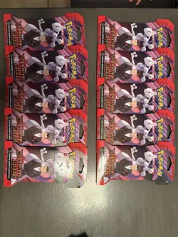 Pokemon TCG Destined Rivals Sleeved Booster Packs x10 Lot - Image 1