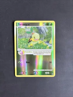 Pokemon TCG Turtwig 2008 Majestic Dawn 78/100 Reverse Holo Common - LP/NM - Image 1