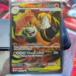 Mega Camerupt ex 156/132 - Mega Evolution - Ultra Rare - Near Mint Pokemon TCG - Image 1