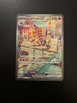 Pokemon Paldea Evolved Skeledirge ex 258/193 Special Illustration Rare - Image 1