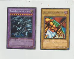 Lot de 2 Cartes Yu-Gi-Oh! RP01 (2008) Bras Gauche de l'Interdit , Dragon ultime - Image 1