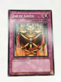 Yu-Gi-Oh! TCG Jar of Greed SKE-047 Common 1st Edition VLP - Image 1