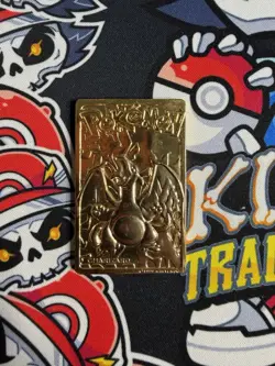 Vintage Pokemon 23K Gold Plated Charizard Trading Card 1999 BK Burger King - Image 2