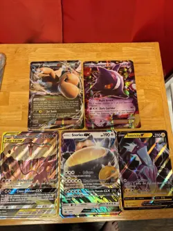Pokemon TCG Jumbo Promo Card Lot of 5 Gengar, Snorlax, Toxitricity, Espeon. - Image 1