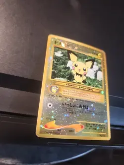 Pokemon Pichu Holo Rare Card No. 172 Neo Genesis Japanese Damaged - Image 4