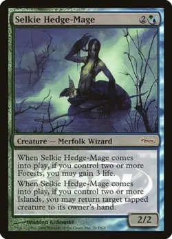 Selkie Hedge-Mage -Foil Medium Play MTG Promos: WPN and Gateway - Image 1