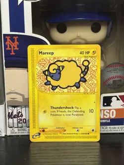 Pokemon TCG Expedition - Mareep #119/165 - Common Card - Image 1