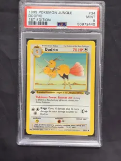 Pokemon Cards: Jungle 1st Edition Uncommon: Dodrio 34/64 PSA 9 - Image 2