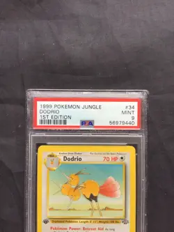 Pokemon Cards: Jungle 1st Edition Uncommon: Dodrio 34/64 PSA 9 - Image 3