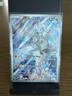 Pokemon N's Reshiram 167/159 Stamped Promo Journey Together Pokemon Card - Image 1