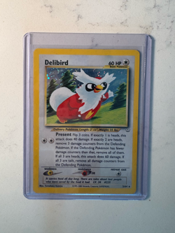 Delibird 05/64 Holo Unlimited Lightly Played Neo Revelation Pokemon Card TCG - Image 1