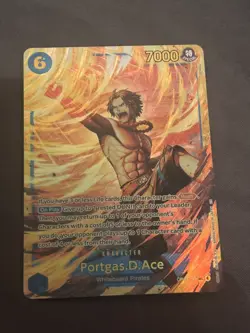 One Piece TCG OP13-119 Portgas .D. Ace SEC Card Game CCG English - Image 1