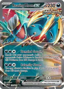 Roaring Moon ex - Prize Pack Series Cards - 124/182 - Pokemon TCG - NM - HOLO - Image 1