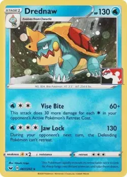 Drednaw - 061/202 (League Promo) - Pokemon TCG League & Championship Cards - LP - Image 1