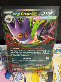 Pokemon TCG: Mega Gengar ex 056/094 Phantasmal Flames Pokemon Card NM - Image 2
