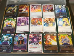 Dragon Ball Z Vintage Lot of 30 Cards 4 Holo Lot #1 - Image 1